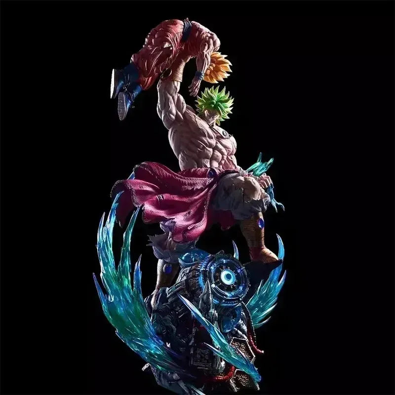 Estátua Dragon Ball - Goku Super Saiyajin Vs Broly 28 CM