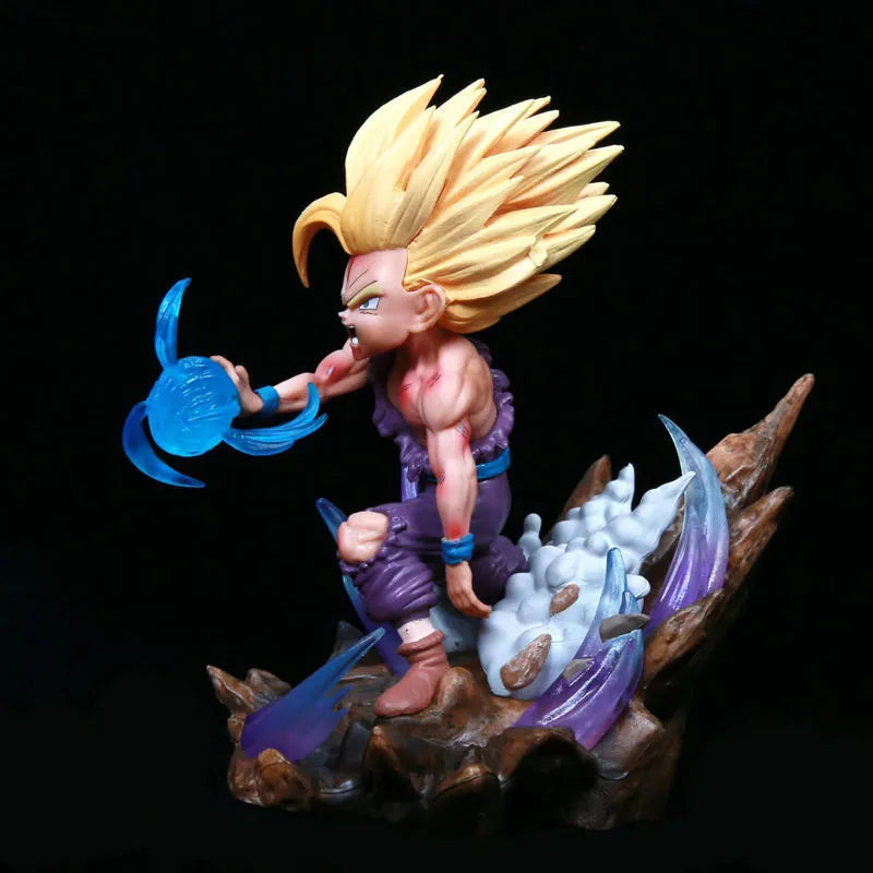 Estátua Dragon Ball - Gohan Super Saiyajin Kamehameha 13 CM