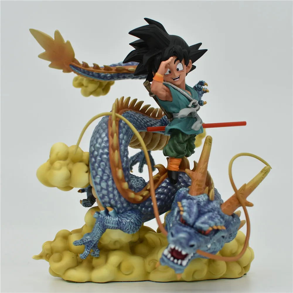 Estátua Dragon Ball - Son Goku Shenlong