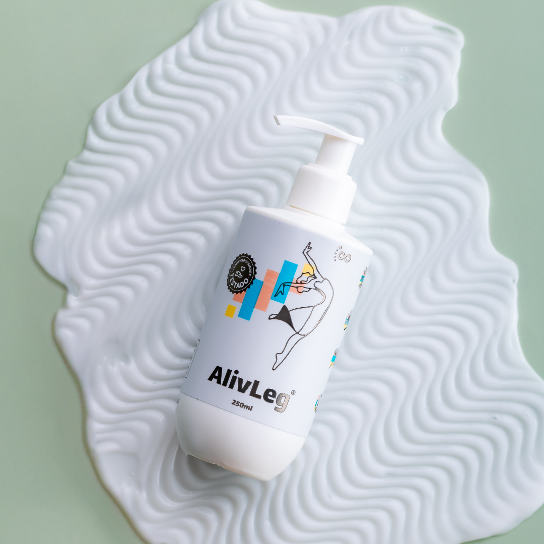 Alivleg® - Gel Ativador para Alívio de Pernas e Pés 250ml - Grupo Vip
