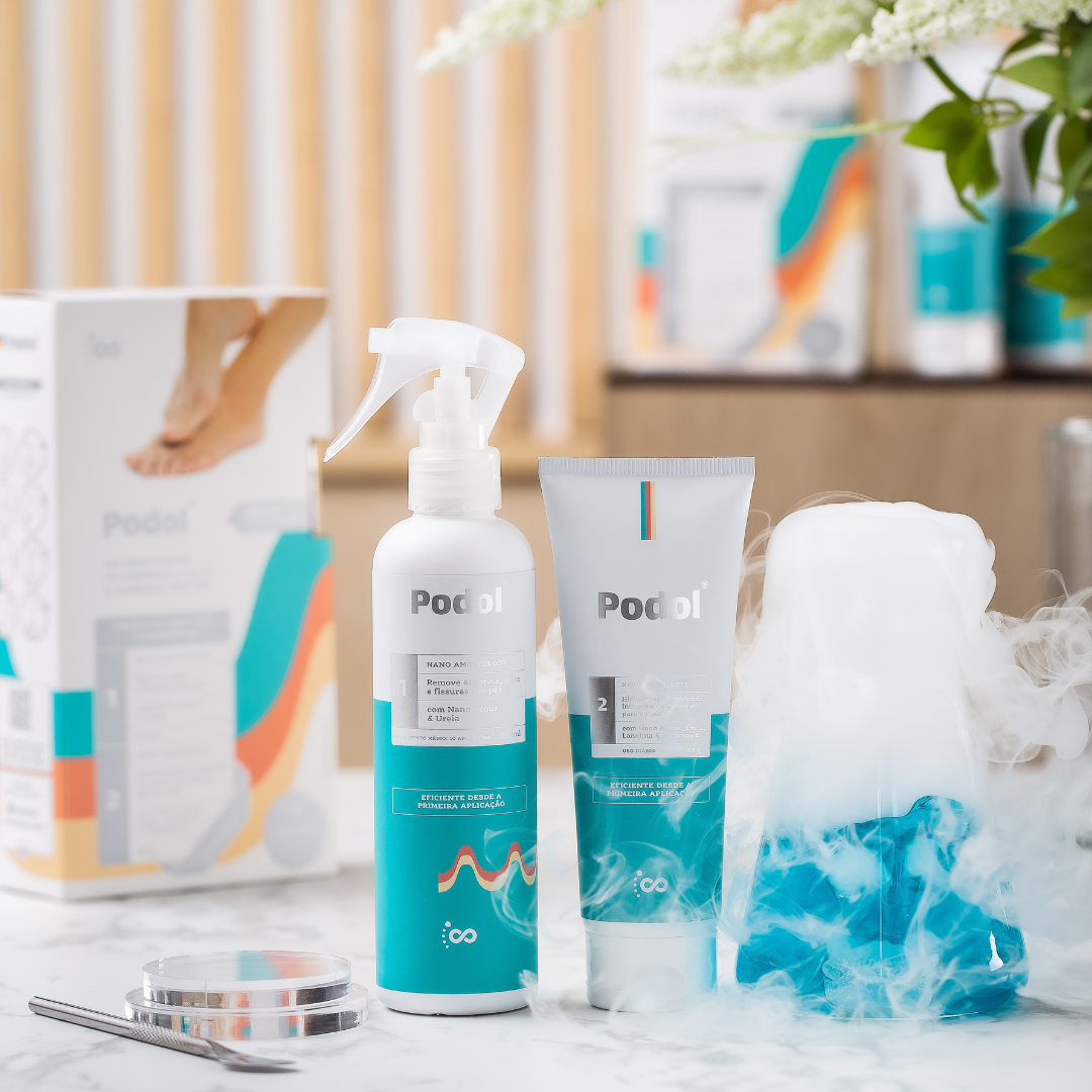 Kit Podol 10 Aplicações (Amolecedor, Hidratante e Espátula) - Grupo Vip