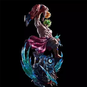 Estátua Dragon Ball - Goku Super Saiyajin Vs Broly 28 CM