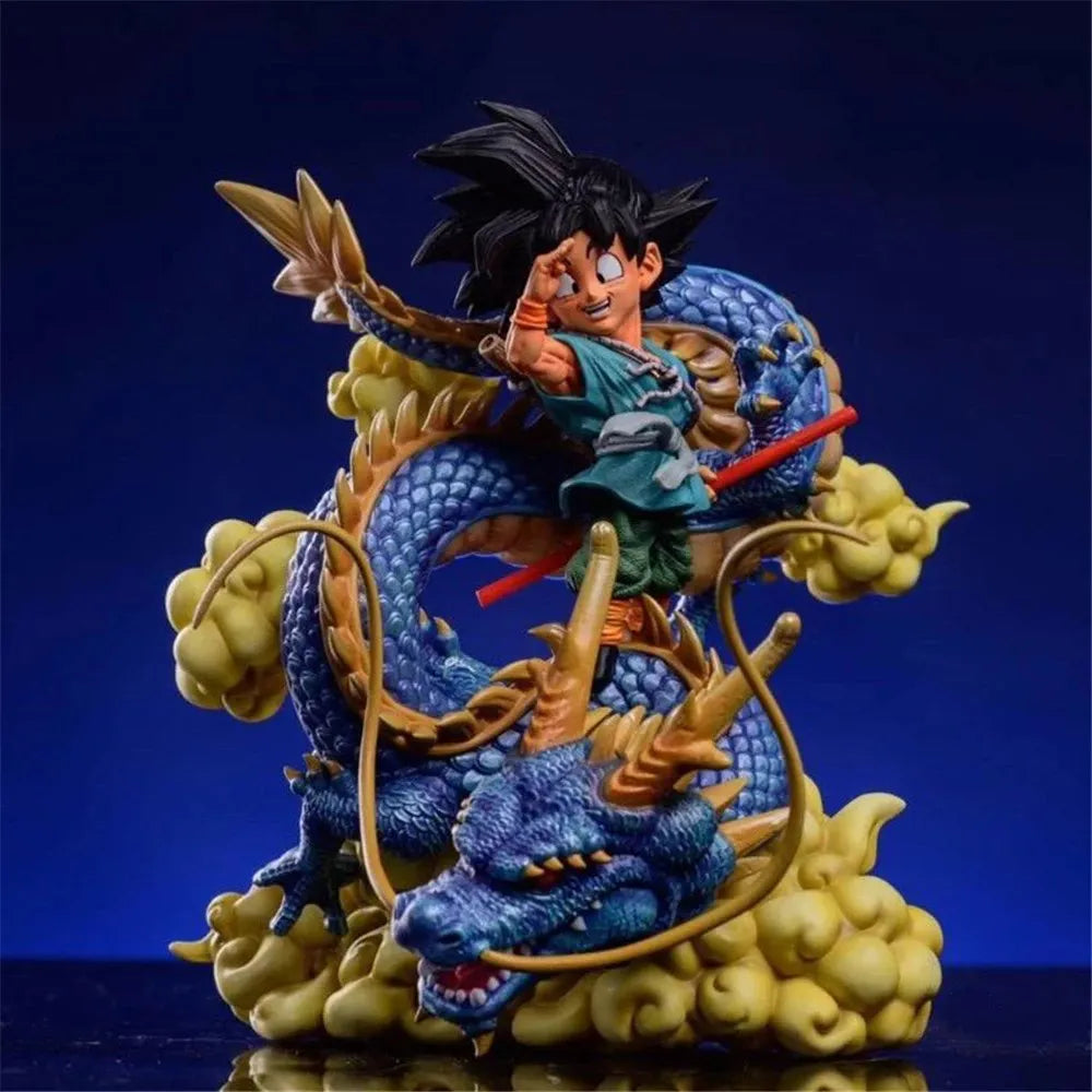 Estátua Dragon Ball - Son Goku Shenlong