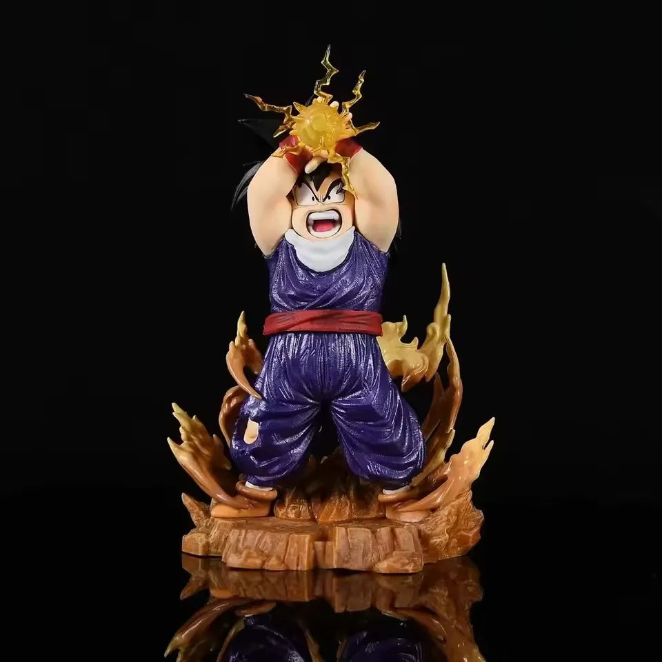 Estátua Dragon Ball - Son Gohan Ryzen 18 CM