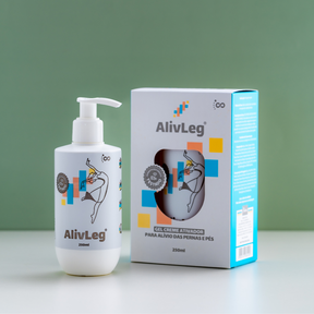 Alivleg® - Gel Ativador para Alívio de Pernas e Pés 250ml