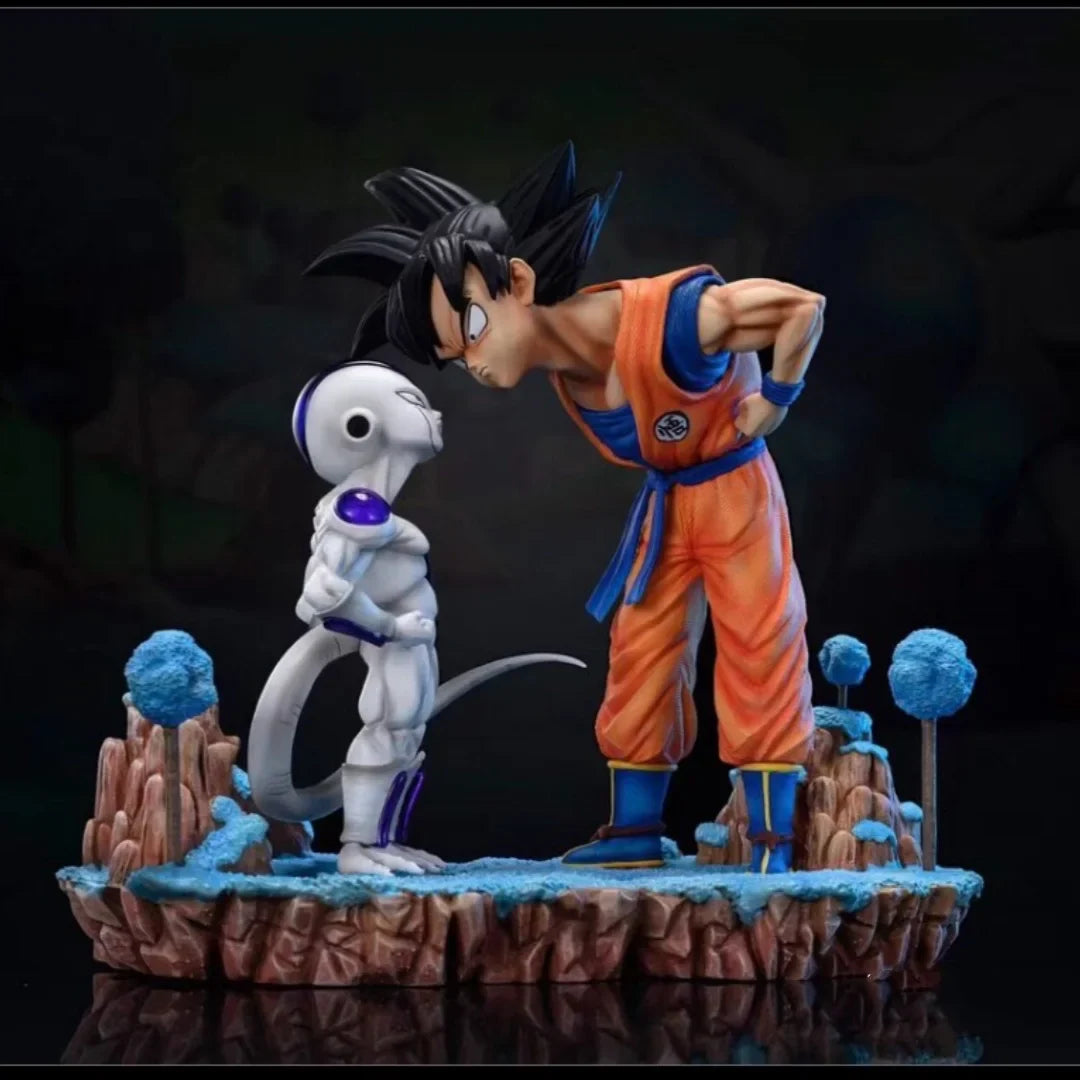 Estátua Dragon Ball - Son Goku VS Freeza 24 CM