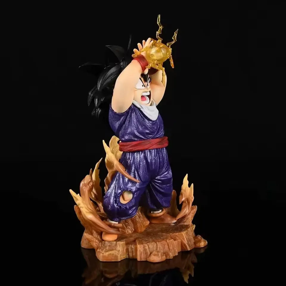 Estátua Dragon Ball - Son Gohan Ryzen 18 CM