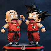 Estátua Dragon Ball - Goku e Kuririn 14 CM