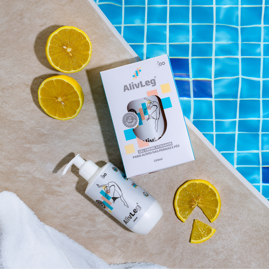 Alivleg® - Gel Ativador para Alívio de Pernas e Pés 250ml