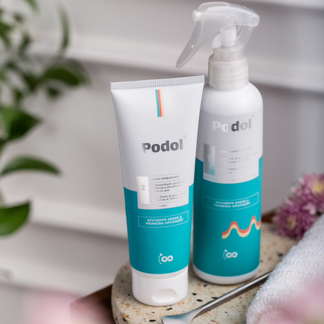 Kit Podol 10 Aplicações (Amolecedor, Hidratante e Espátula) - Grupo Vip