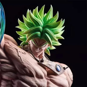 Estátua Dragon Ball - Goku Super Saiyajin Vs Broly 28 CM