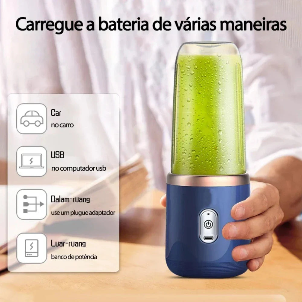 Mini Liquidificador Portátil SmoothEase[Brinde 1 COPO]