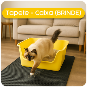 LEVE 2 PAGUE 1 - Tapete Limpa Patas + Caixa de Areia (Brinde)