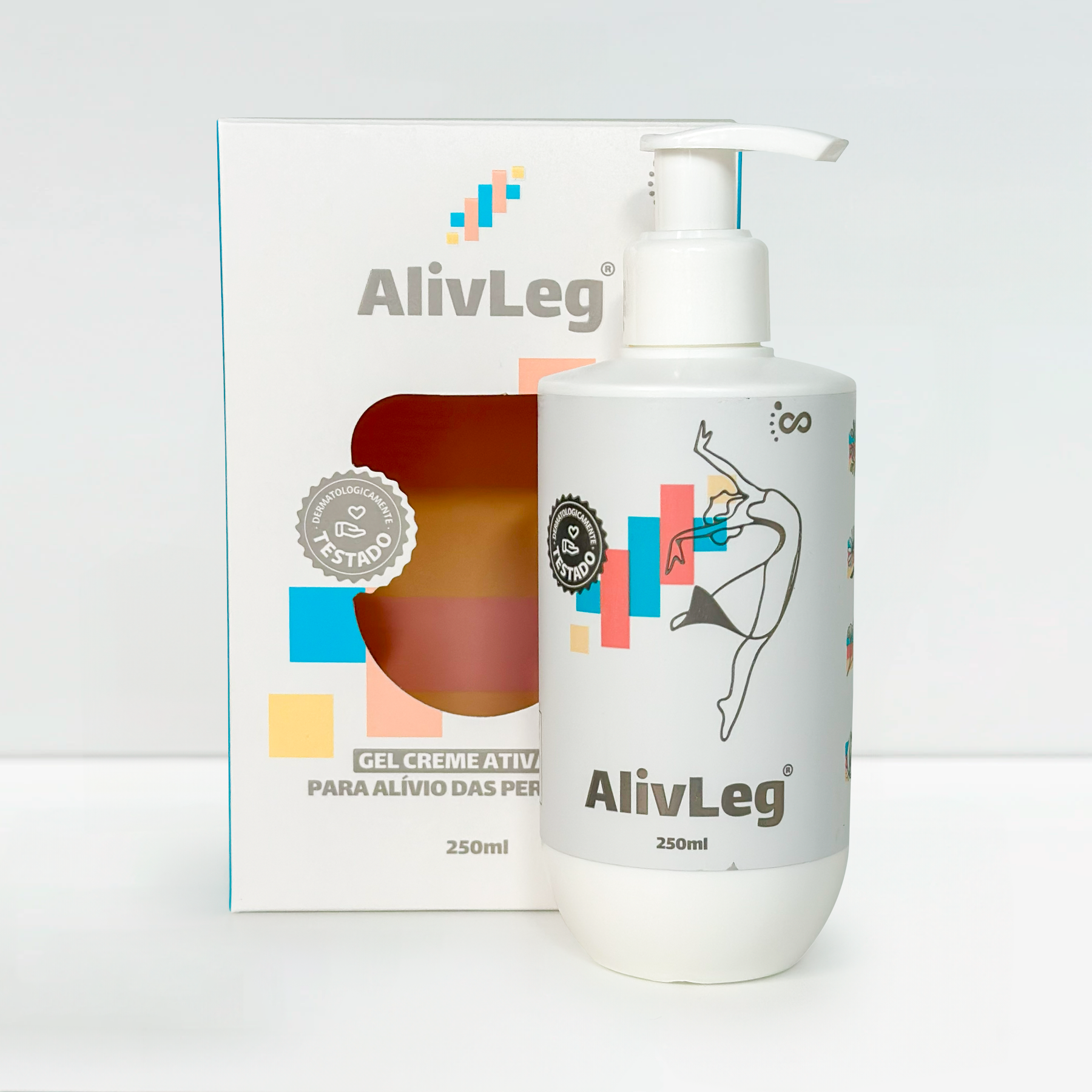 Free Alivleg - Gel Ativador para Alívio de Pernas e Pés 250ml