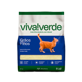 Areia Higiênica Viva Verde Grãos Finos para Gatos 1OKG