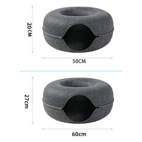 Túnel caminha para gatos