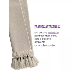 Kit Manta e Almofadas Luxo para Sofá Retrátil – Elegância e Conforto na Decoração