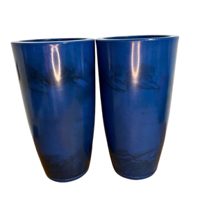 Kit 2 Vasos Grandes Decorativos em Polietileno