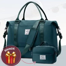 Bolsa-Mala com Bolsos Multifuncionais - Elegância Urbana + BRINDE